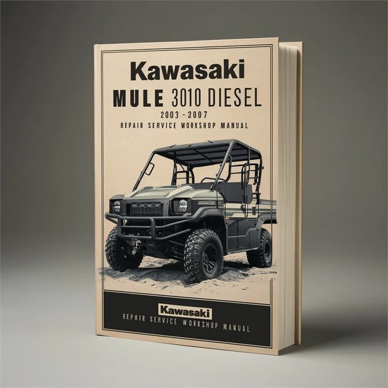 2003-2007 Kawasaki KAF950 Mule 3010 Diesel - ATV Service Repair Workshop Manual PDF