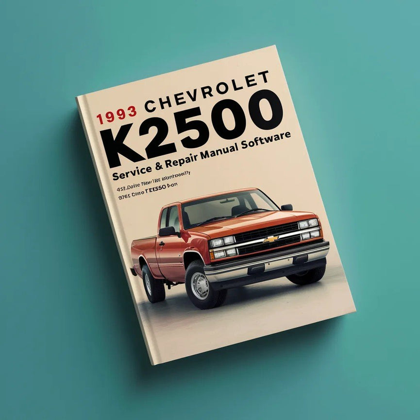 1993 Chevrolet K2500 Service- und Reparaturhandbuch-Software