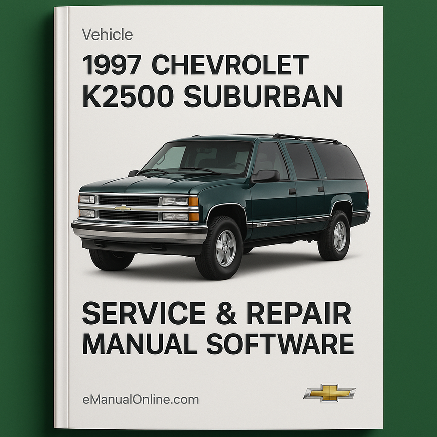1997 Chevrolet K2500 Suburban Service- und Reparaturhandbuch-Software