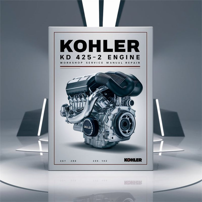 Kohler KD Series 425-2 Engine Service Repair Workshop Manual PDF