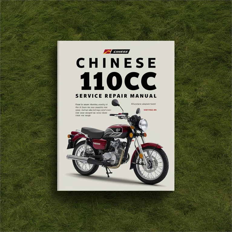 Chinese 110cc Service Repair Manual PDF