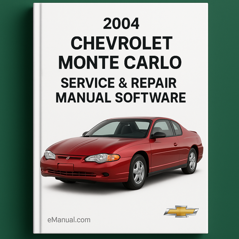 2004 Chevrolet Monte Carlo Service & Repair Manual Software