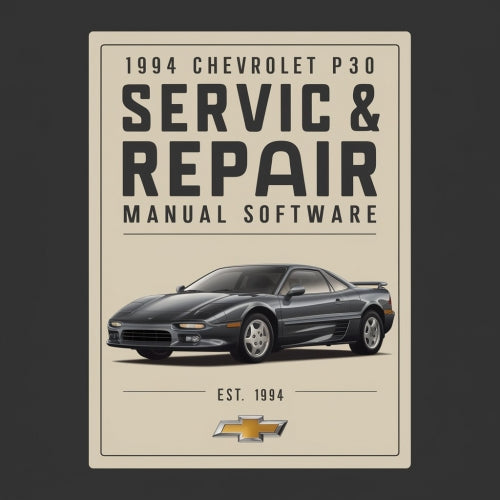 1994 Chevrolet P30 Service- und Reparaturhandbuch-Software