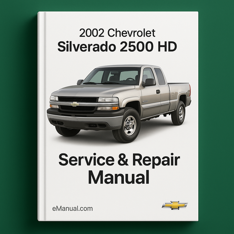 2002 Chevrolet Silverado 2500 HD Service & Repair Manual Software