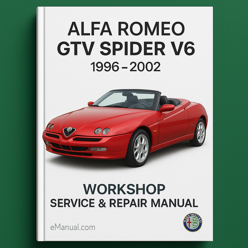 Alfa Romeo GTV SPIDER V6 1996-2002 Workshop Service Repair Manual