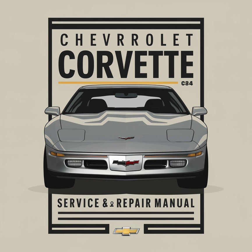 Chevrolet CORVETTE C4 1984-1996 V8 Werkstatt-Service-Reparaturhandbuch