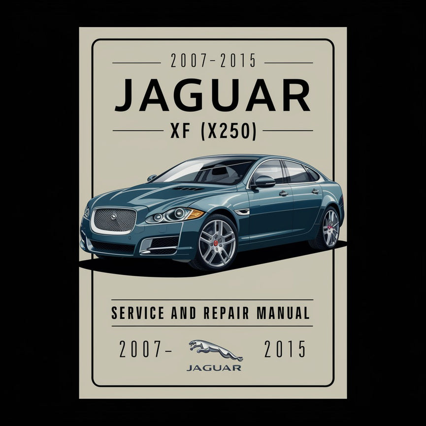 Manual de servicio y reparación del Jaguar XF (X250) 2007-2015