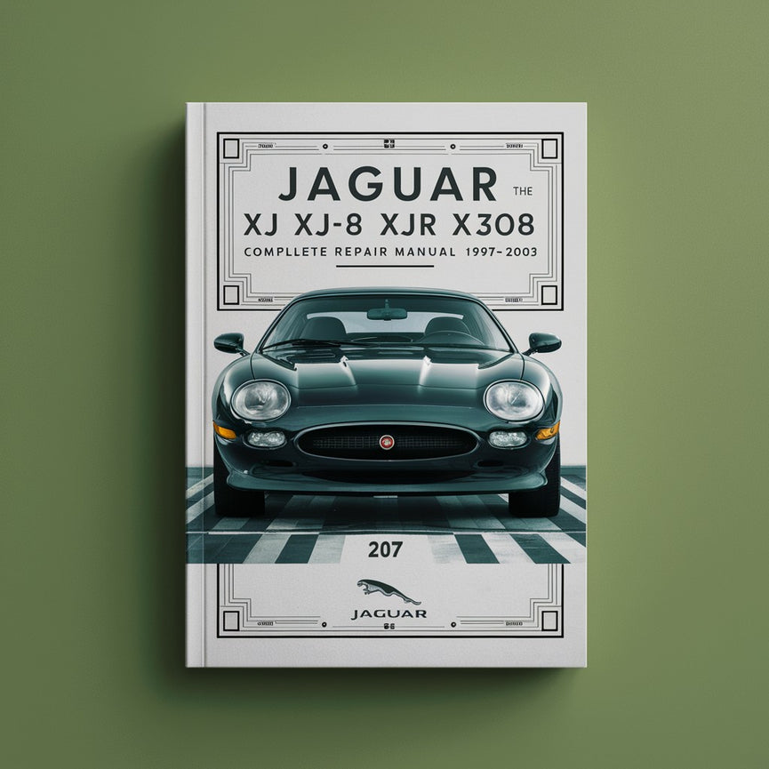 Jaguar Xj Xj8 Xjr X308 Komplettes Reparaturhandbuch 1997-2003