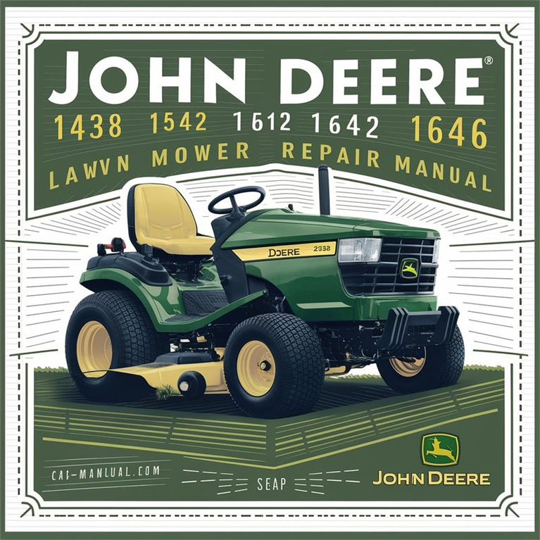 John Deere Sabre 1438 1542 1642 1646 Lawn Mower Service Repair Manual PDF