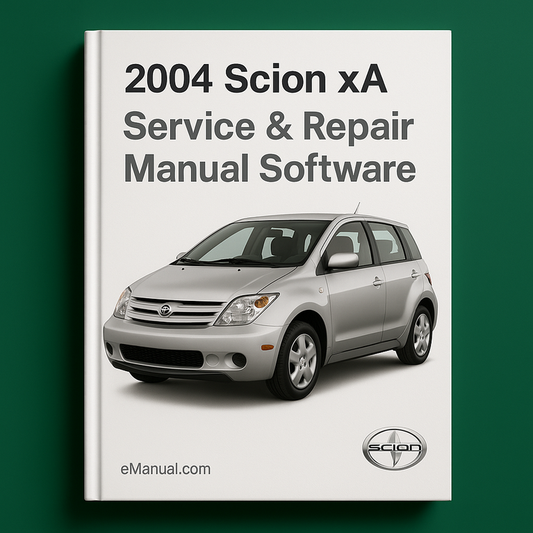 2004 Scion XA Service- und Reparaturhandbuch-Software
