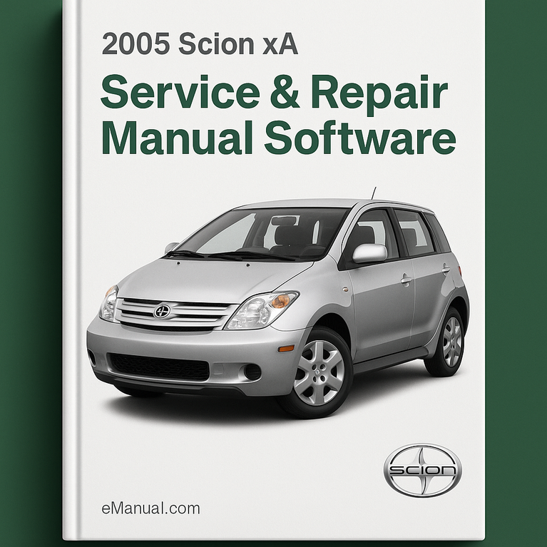 2005 Scion XA Service- und Reparaturhandbuch-Software