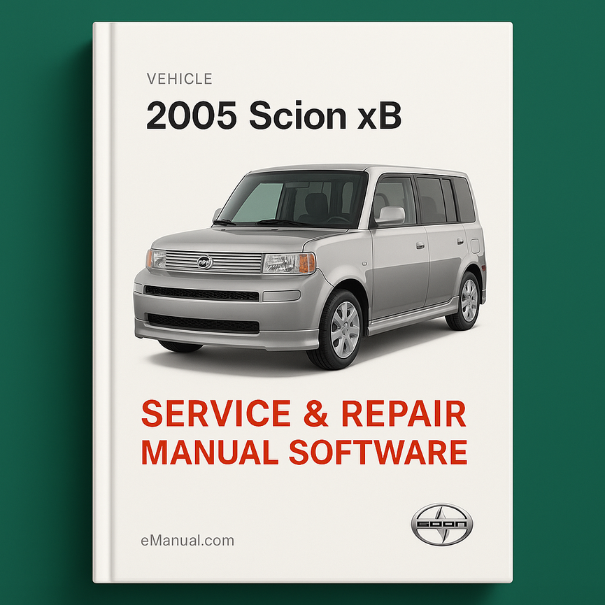 2005 Scion XB Service & Repair Manual Software