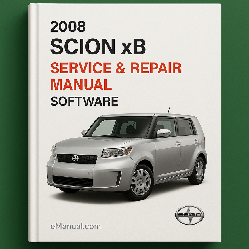 2008 Scion XB Service & Repair Manual Software