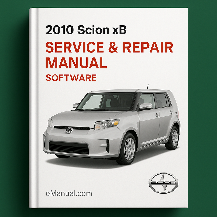 2010 Scion XB Service & Repair Manual Software