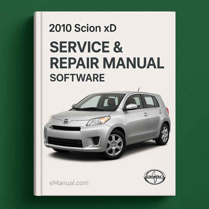 2010 Scion XD Service & Repair Manual Software