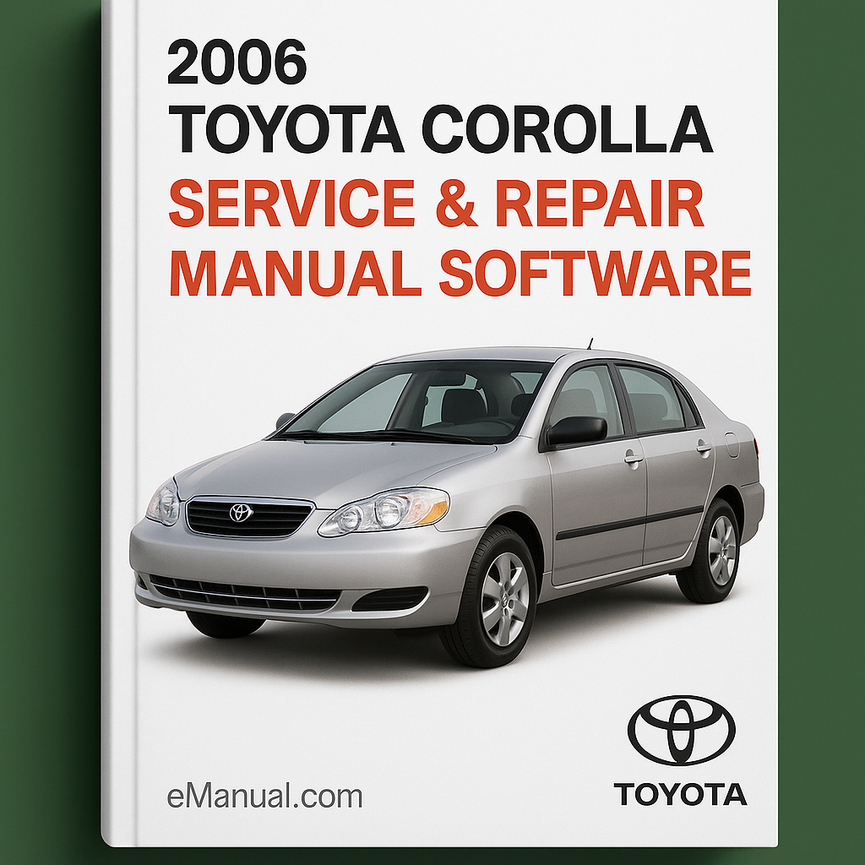 Manual de servicio y reparación de Toyota Corolla 2006