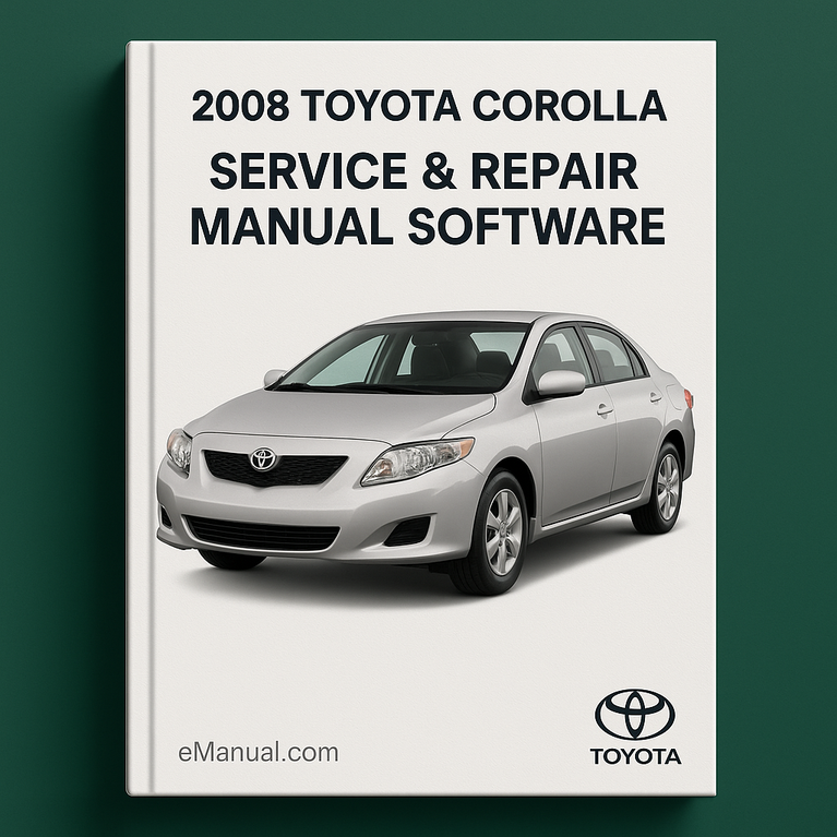 Manual de servicio y reparación de Toyota Corolla 2008