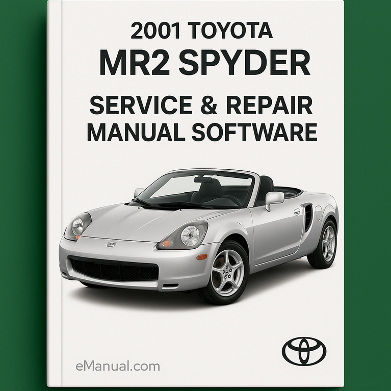 2001 Toyota MR2 Spyder Service & Repair Manual Software