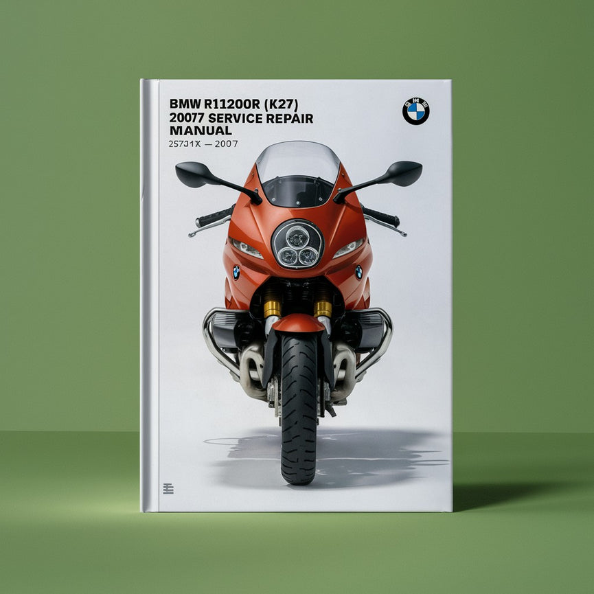 Manual de servicio y reparación de BMW R1200R (K27) 2007-2013