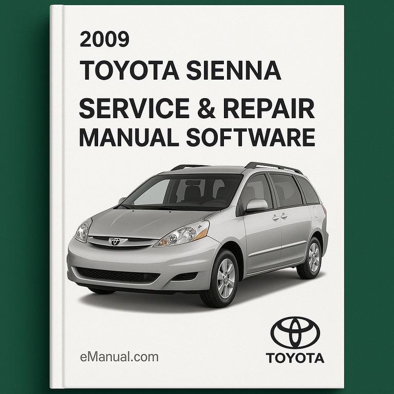 2009 Toyota Sienna Service & Repair Manual Software