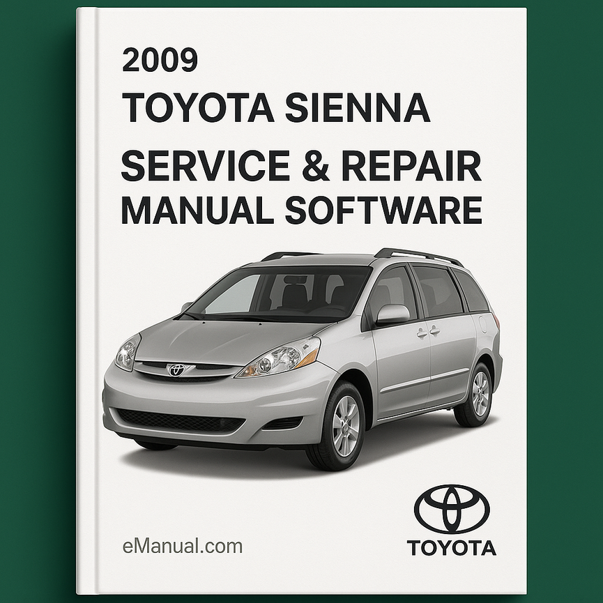 2009 Toyota Sienna Service- und Reparaturhandbuch-Software