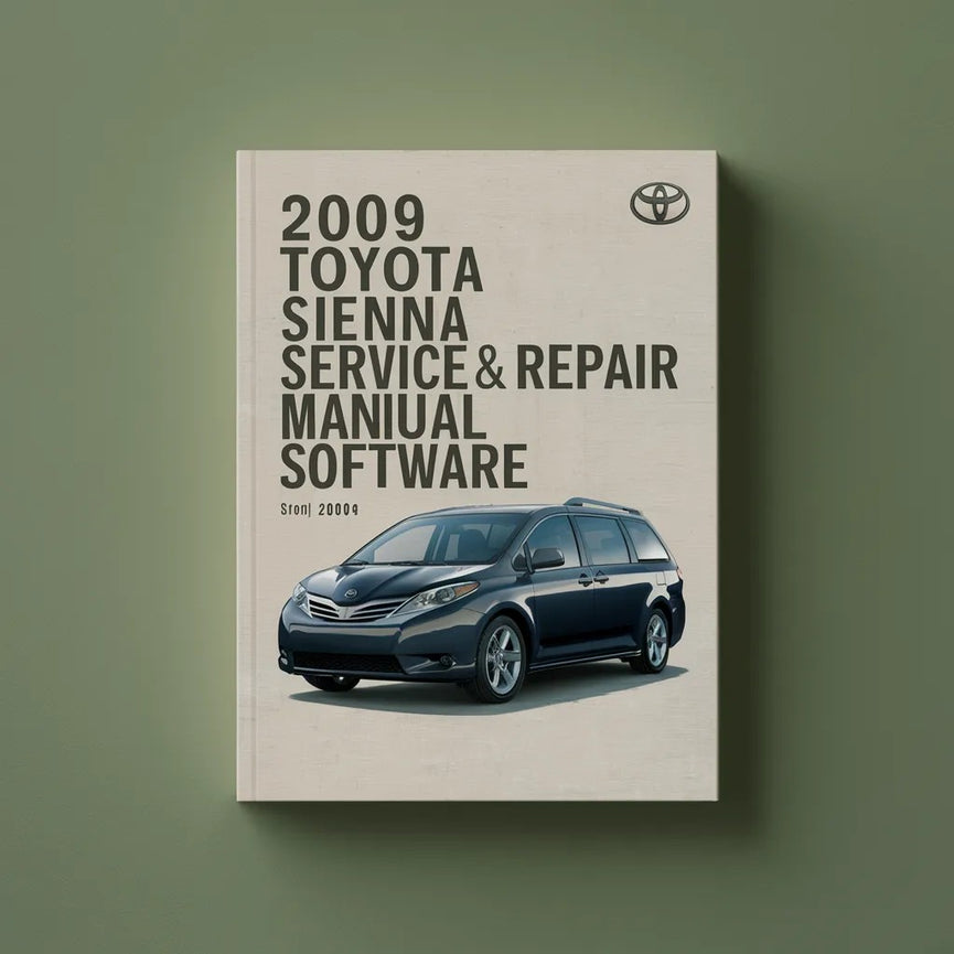 2009 Toyota Sienna Service- und Reparaturhandbuch-Software