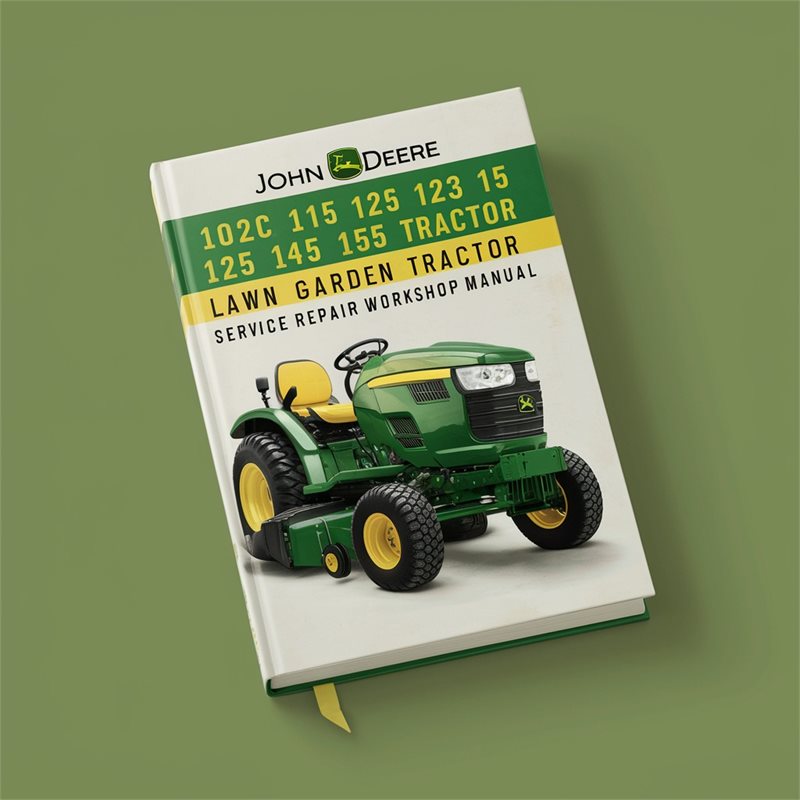 John Deere 102 115 125 135 145 155C 190C Lawn Garden Tractor Service Repair Workshop Manual PDF