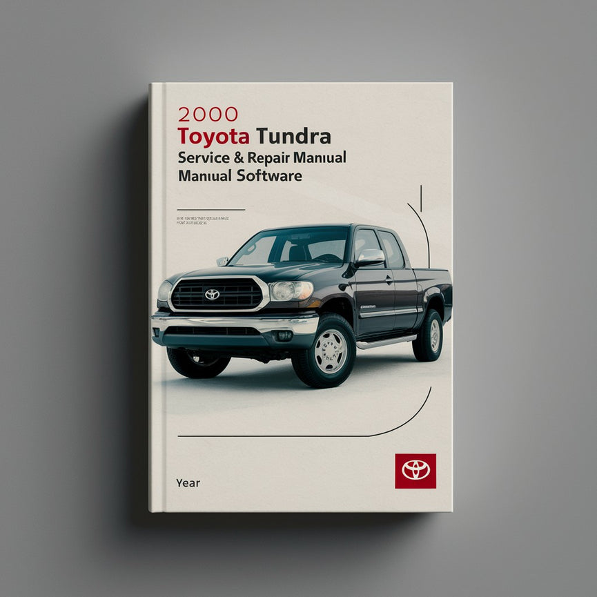 2000 Toyota Tundra Service- und Reparaturhandbuch-Software