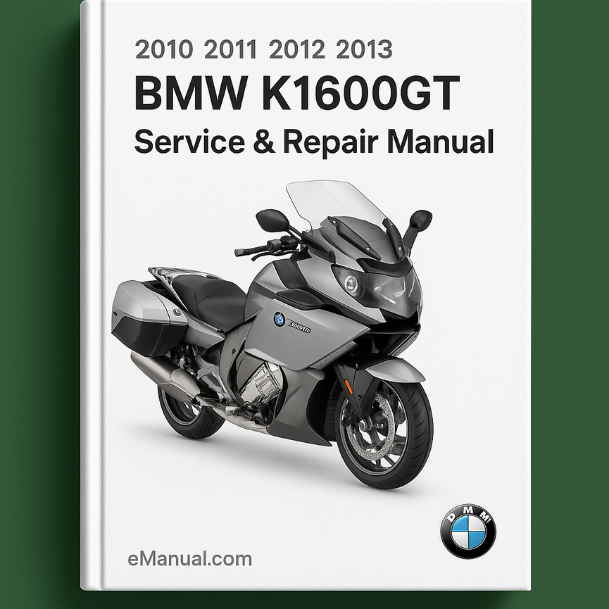 Manual de reparación y servicio BMW K1600GT 2010 2011 2012 2013.