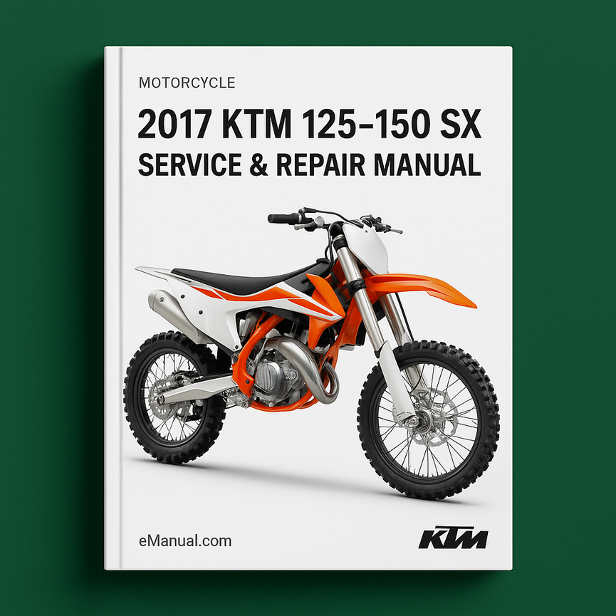 2017 KTM 125-150 SX Service Repair Manual