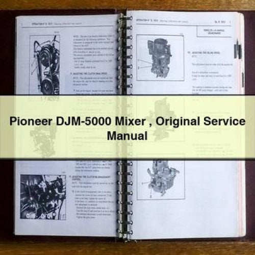 Pioneer DJM-5000 Mixer Original Service Repair Workshop Manual PDF