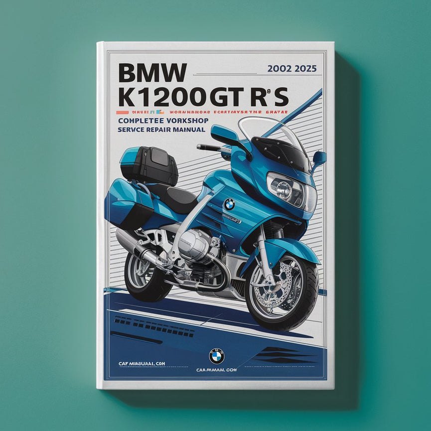 BMW K1200GT RS Motorrad Komplette Werkstatt Service Reparaturhandbuch 2002 2003 2004 2005