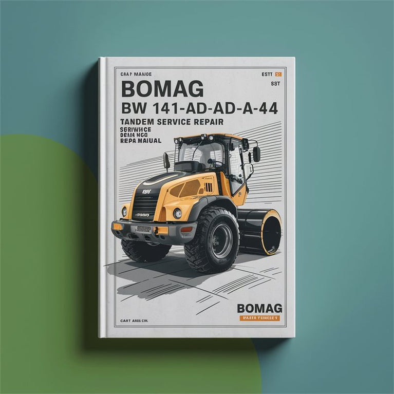 Bomag BW 141-151 AD / AC-4 154 Tandem Roller Service Repair Workshop Manual PDF