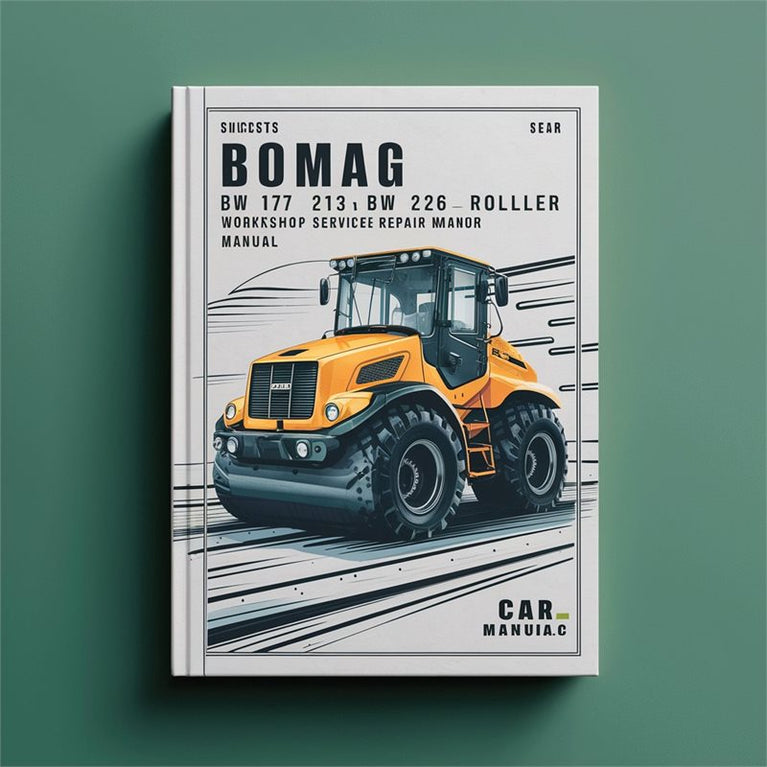 Bomag BW 177 213 226 BVC Single Drum Roller Service Repair Workshop Manual PDF