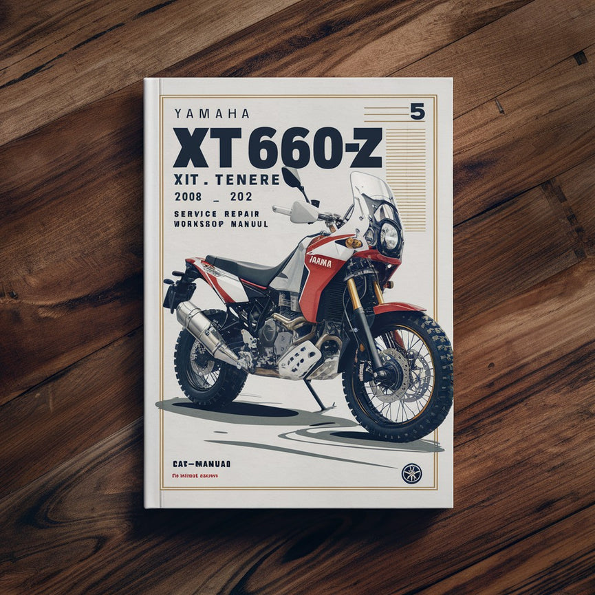 Manual de taller y reparación de Yamaha XT660Z XT 660Z Tenere XT660 2008 2009 2010 2011 2012