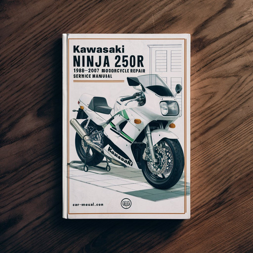 Manual de servicio y reparación de motocicletas Kawasaki Ninja GPX 250R 1988-2007 1989 1990 1991 1992 1993 1994 1995 1996 1997 1998 1999 2000 2001 2002 2003 2004 2005 2006