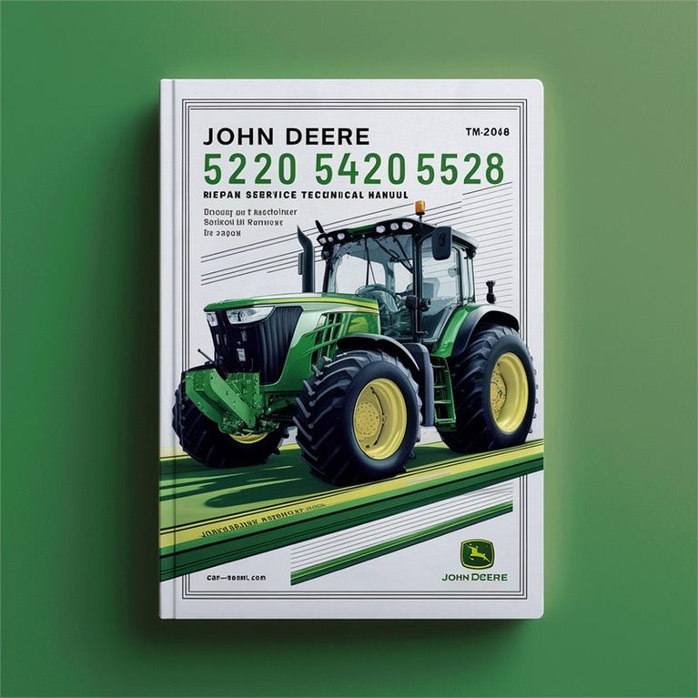 John Deere 5220 5320 5420 5520 Tractor TM-2048 Repair Service Te