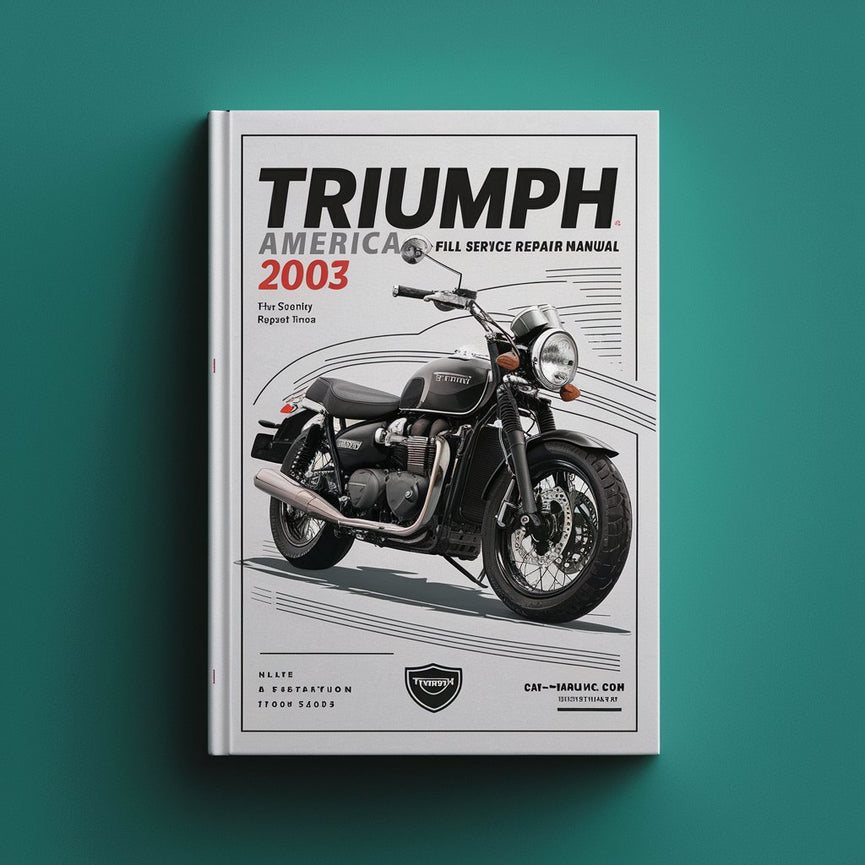 Triumph America 2003 Vollständiges Service-Reparaturhandbuch