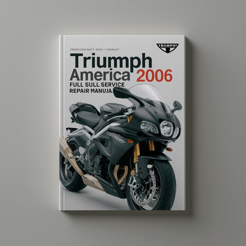 Manual de reparación y servicio completo de Triumph America 2006