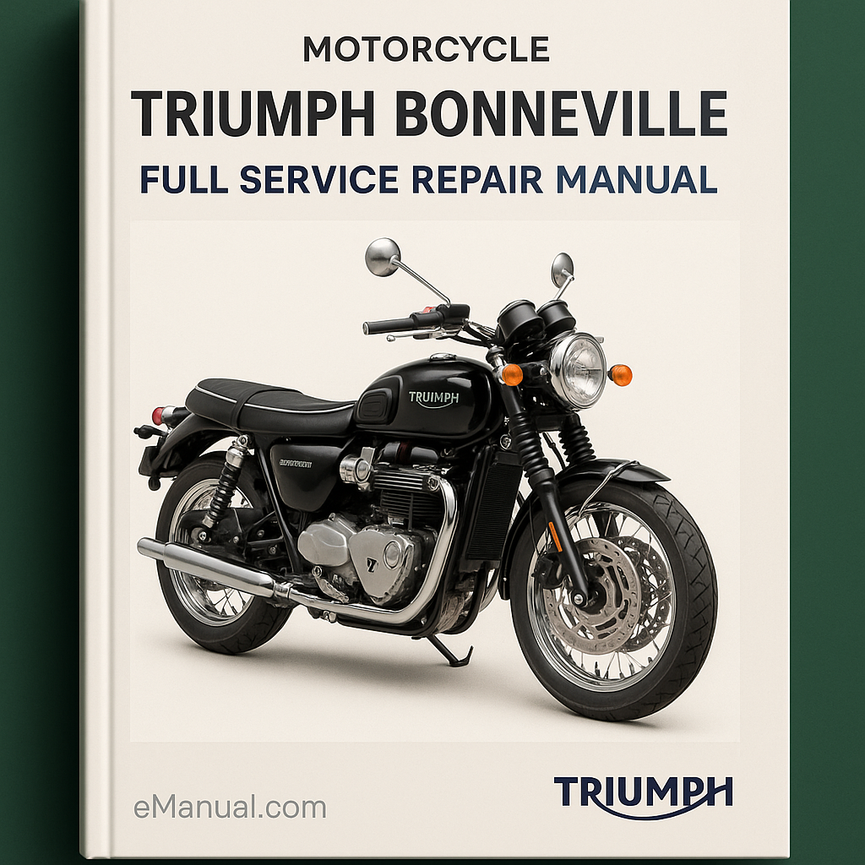 Triumph Bonneville 2003 Komplettes Service-Reparaturhandbuch