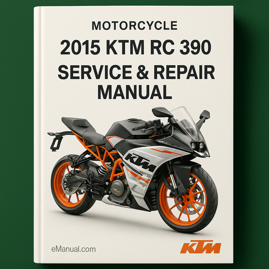 2015 KTM RC 390 Service Repair Manual