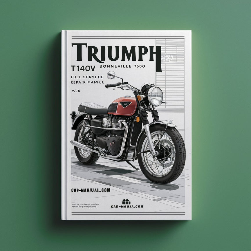 Manual de reparación y servicio completo de la Triumph T140V Bonneville 750 1976