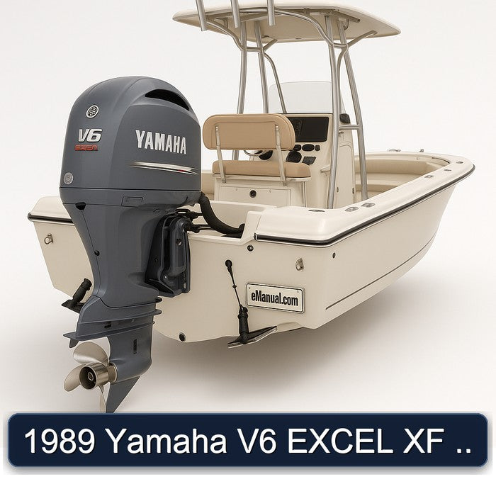1989 Yamaha V6 Excel Xf ..