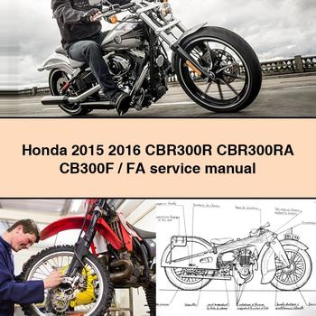 2015-2016 Honda CBR Series CBR300R CBR300RA Cb300f/fa Service Repair Workshop Manual PDF