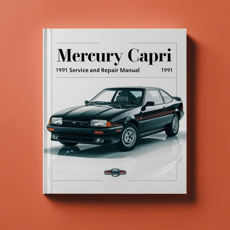 Manual de servicio y reparación de Mercury Capri 1991