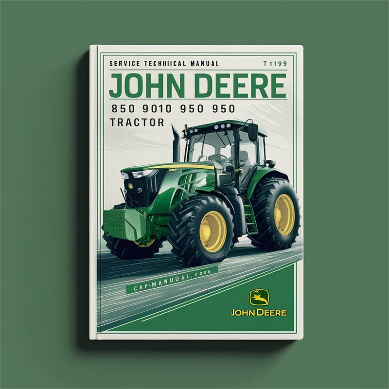 John Deere 850 900 950 1050 Tractor TM1192 Service Repair Workshop Manual PDF