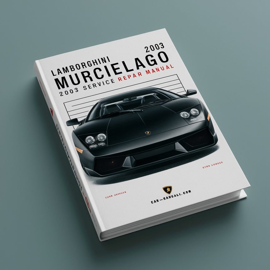 Lamborghini Murcielago 2002 2003 Service Repair Manual