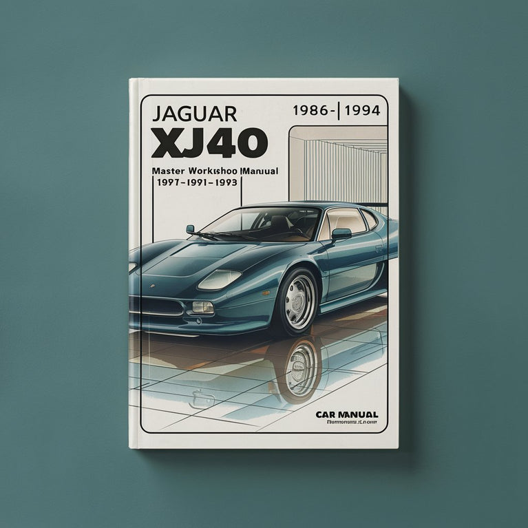 Manual de taller maestro JAGUAR XJ40 1986-1994 1987 1988 1989 1990 1991 1992 1993