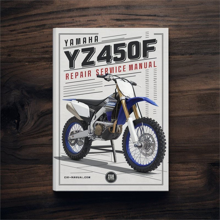 2012 Yamaha YZ Models YZ450F Service Repair Workshop Manual PDF