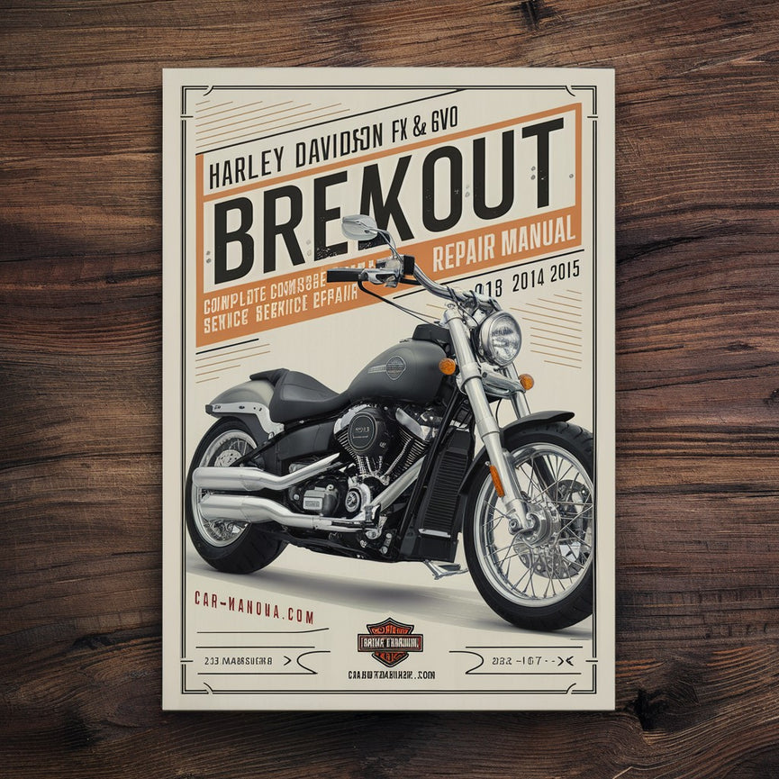 Manual de servicio y reparación completo de motocicletas Harley Davidson Breakout FXSB y CVO Breakout FXSBSE 2013 2014 2015